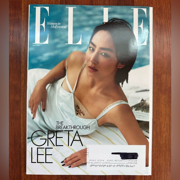 ELLE Magazine - December 2023/January 2024 - Greta Lee - Picture 1 of 3